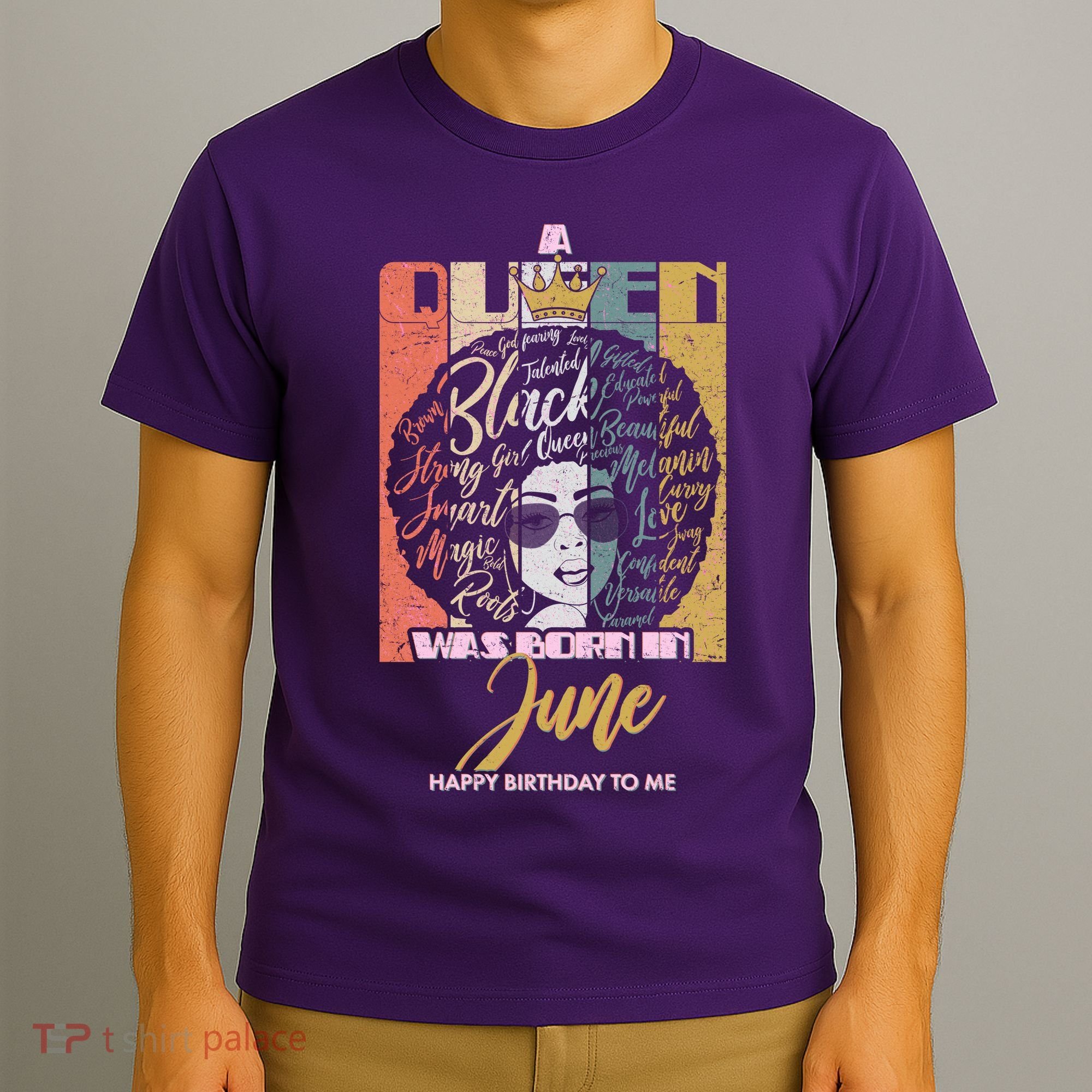 A Queen Was Born In June T-Shirt