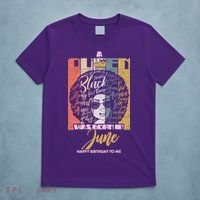 A Queen Was Born In June T-Shirt thumb 5