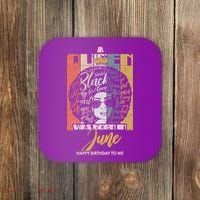 A Queen Was Born In June Coaster thumb 0
