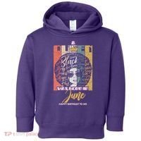 A Queen Was Born In June Toddler Hoodie thumb 0