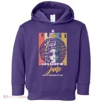 A Queen Was Born In June Toddler Hoodie thumb 0