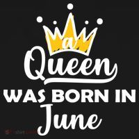 A Queen Was Born In June Birthday Sweatshirt thumb 3