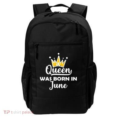 A Queen Was Born In June Birthday Backpack