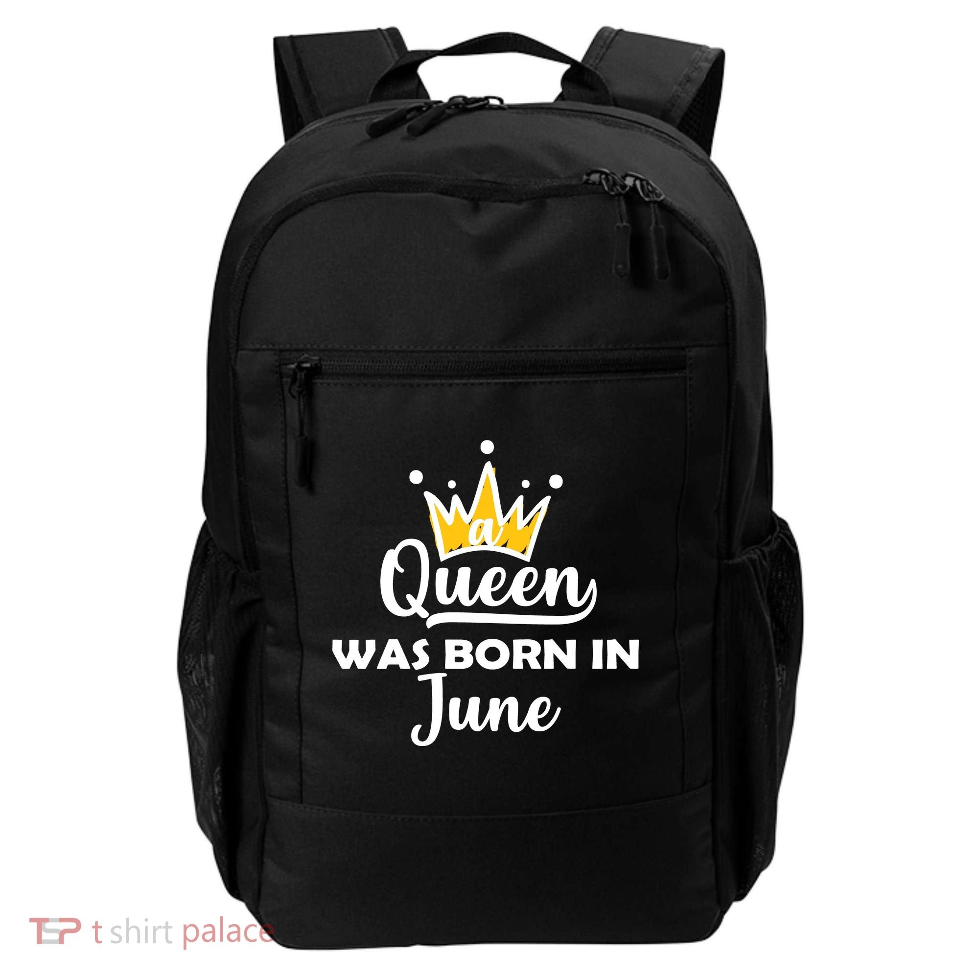A Queen Was Born In June Birthday Backpack