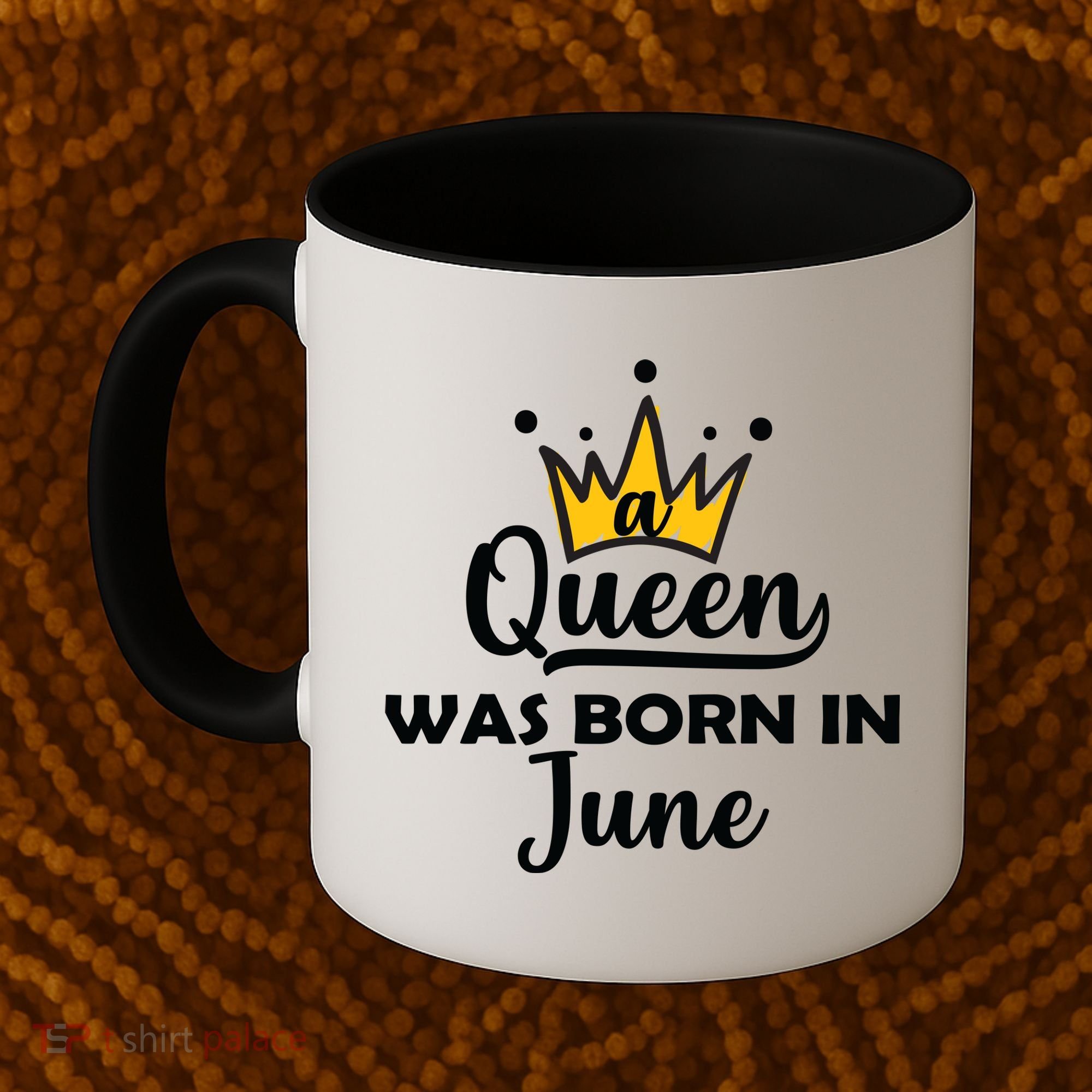 A Queen Was Born In June Birthday Coffee Mug