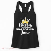 A Queen Was Born In June Birthday Women's Tank Top thumb 0