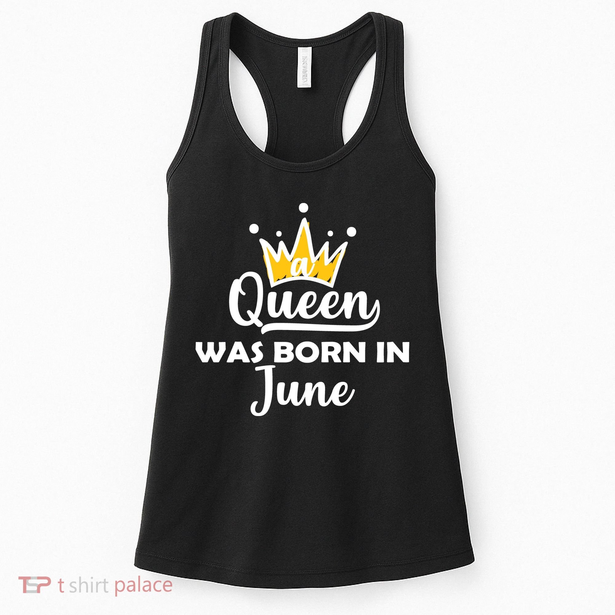 A Queen Was Born In June Birthday Women's Tank Top