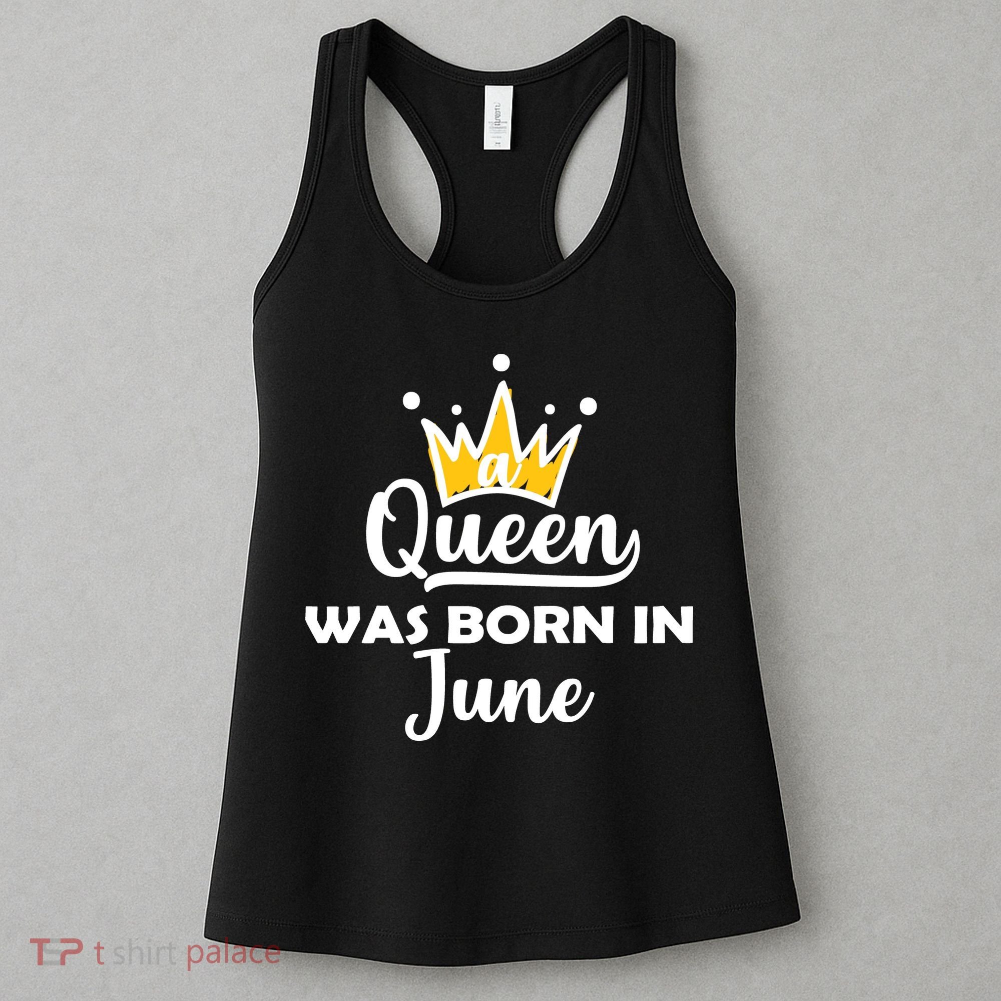 A Queen Was Born In June Birthday Women's Tank Top