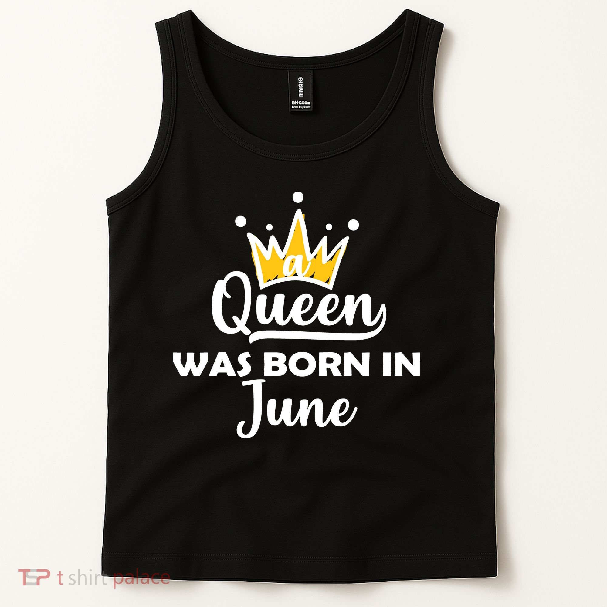 A Queen Was Born In June Birthday Tank Top