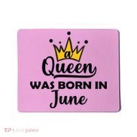 A Queen Was Born In June Birthday Mousepad thumb 0