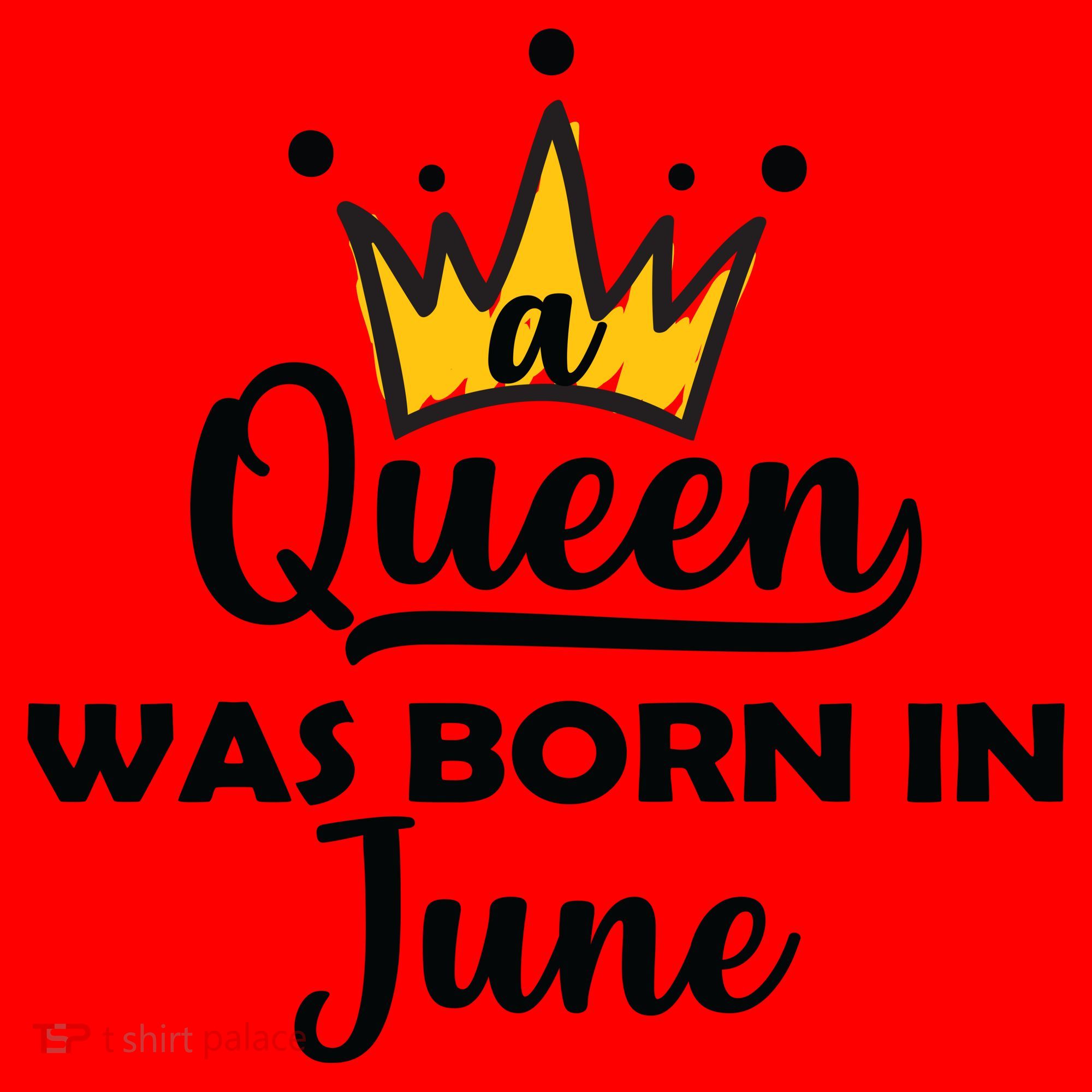 A Queen Was Born In June Birthday Santa Hat