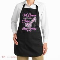 A Queen Was Born in June Fancy Birthday Apron thumb 2