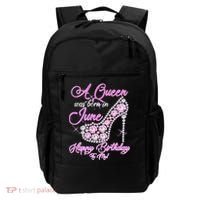 A Queen Was Born in June Fancy Birthday Backpack thumb 0
