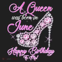 A Queen Was Born in June Fancy Birthday Tumbler thumb 3