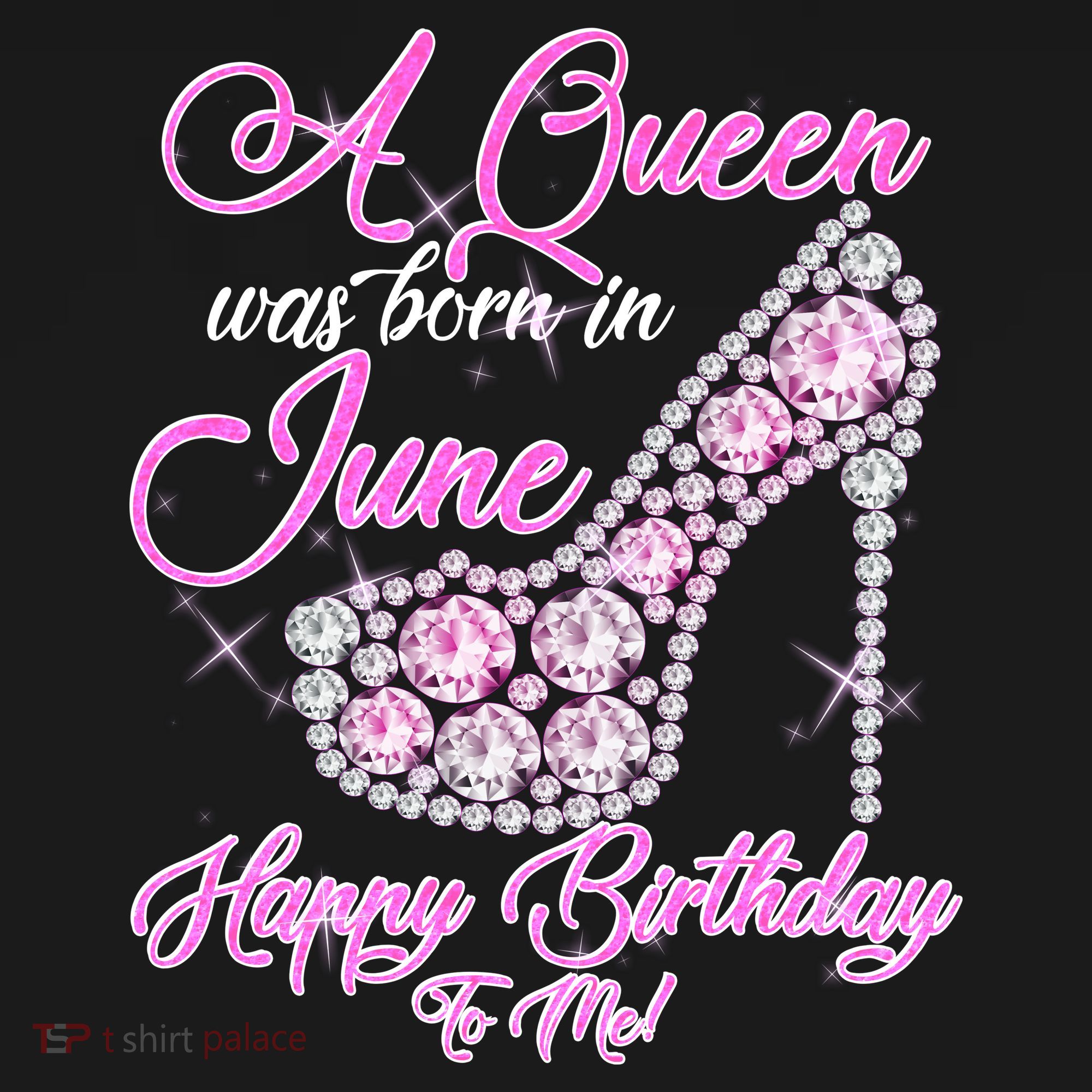 A Queen Was Born in June Fancy Birthday Ornament