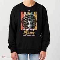 A Queen was Born in March Women's Sweatshirt thumb 0
