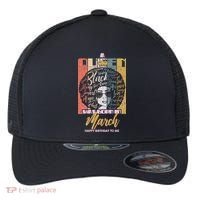 A Queen was Born in March Flexfit Unipanel Trucker Cap thumb 0