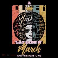 A Queen was Born in March Women's Hoodie thumb 2