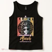A Queen was Born in March Tank Top thumb 2