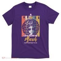 A Queen was Born in March T-Shirt thumb 0