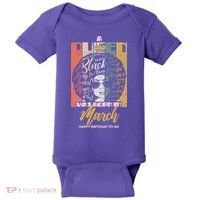 A Queen was Born in March Baby Bodysuit thumb 0