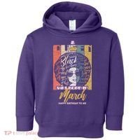 A Queen was Born in March Toddler Hoodie thumb 0