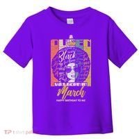 A Queen was Born in March Toddler T-Shirt thumb 0