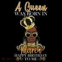 A Queen Was Born In March Happy Birthday Women's Tank Top thumb 5