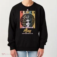 A Queen Was Born In May Women's Sweatshirt thumb 0