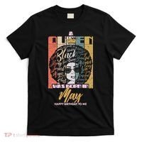 A Queen Was Born In May T-Shirt thumb 0