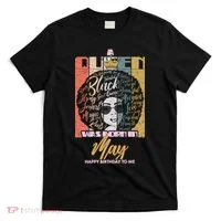 A Queen Was Born In May T-Shirt thumb 0