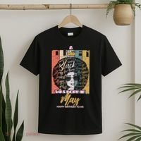 A Queen Was Born In May T-Shirt thumb 2