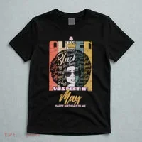 A Queen Was Born In May T-Shirt thumb 5