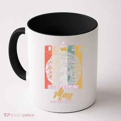 A Queen Was Born In May Coffee Mug
