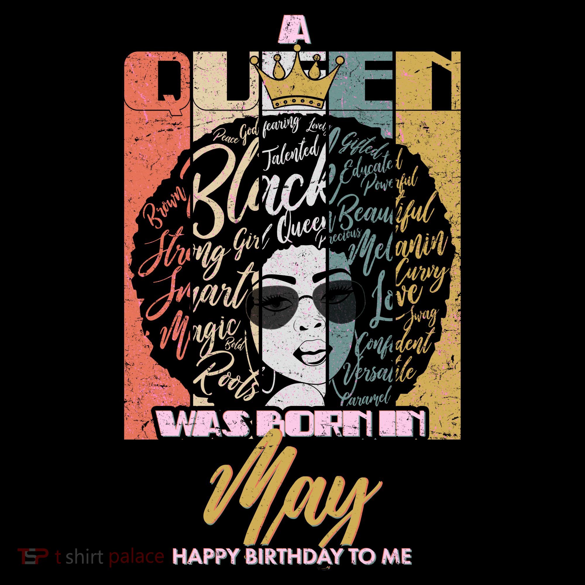 A Queen Was Born In May Women's Hoodie