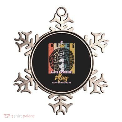 A Queen Was Born In May Ornament