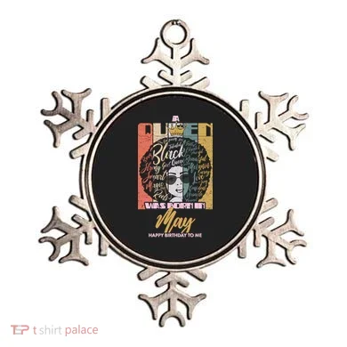 A Queen Was Born In May Ornament