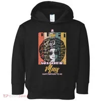 A Queen Was Born In May Toddler Hoodie thumb 0