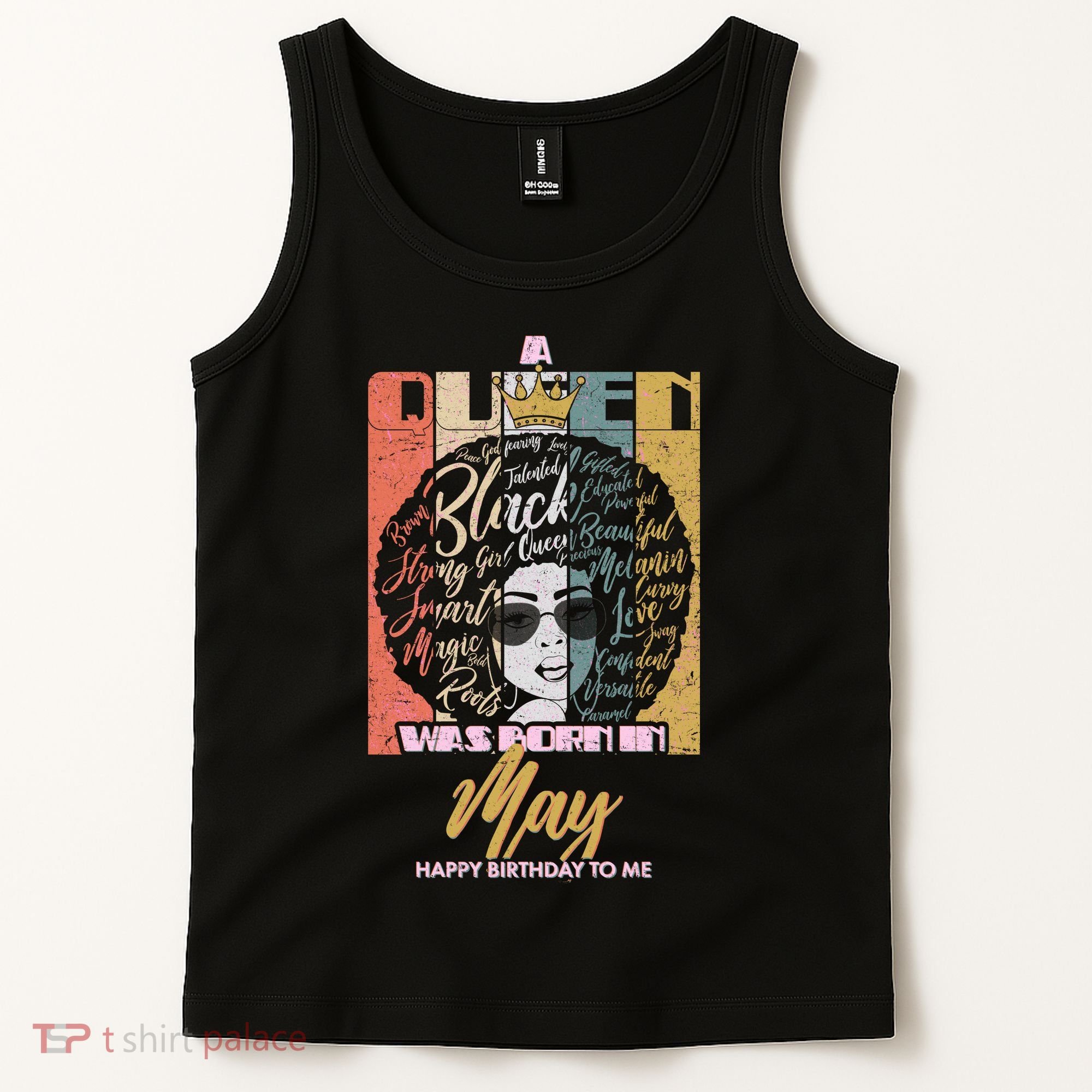 A Queen Was Born In May Tank Top