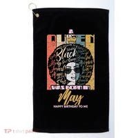 A Queen Was Born In May Golf Towel thumb 0