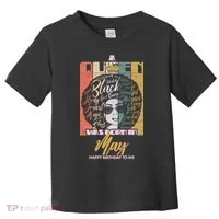 A Queen Was Born In May Toddler T-Shirt thumb 0