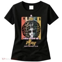 A Queen Was Born In May Women's T-Shirt thumb 0