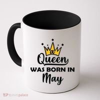 A Queen Was Born In May Birthday Coffee Mug thumb 0