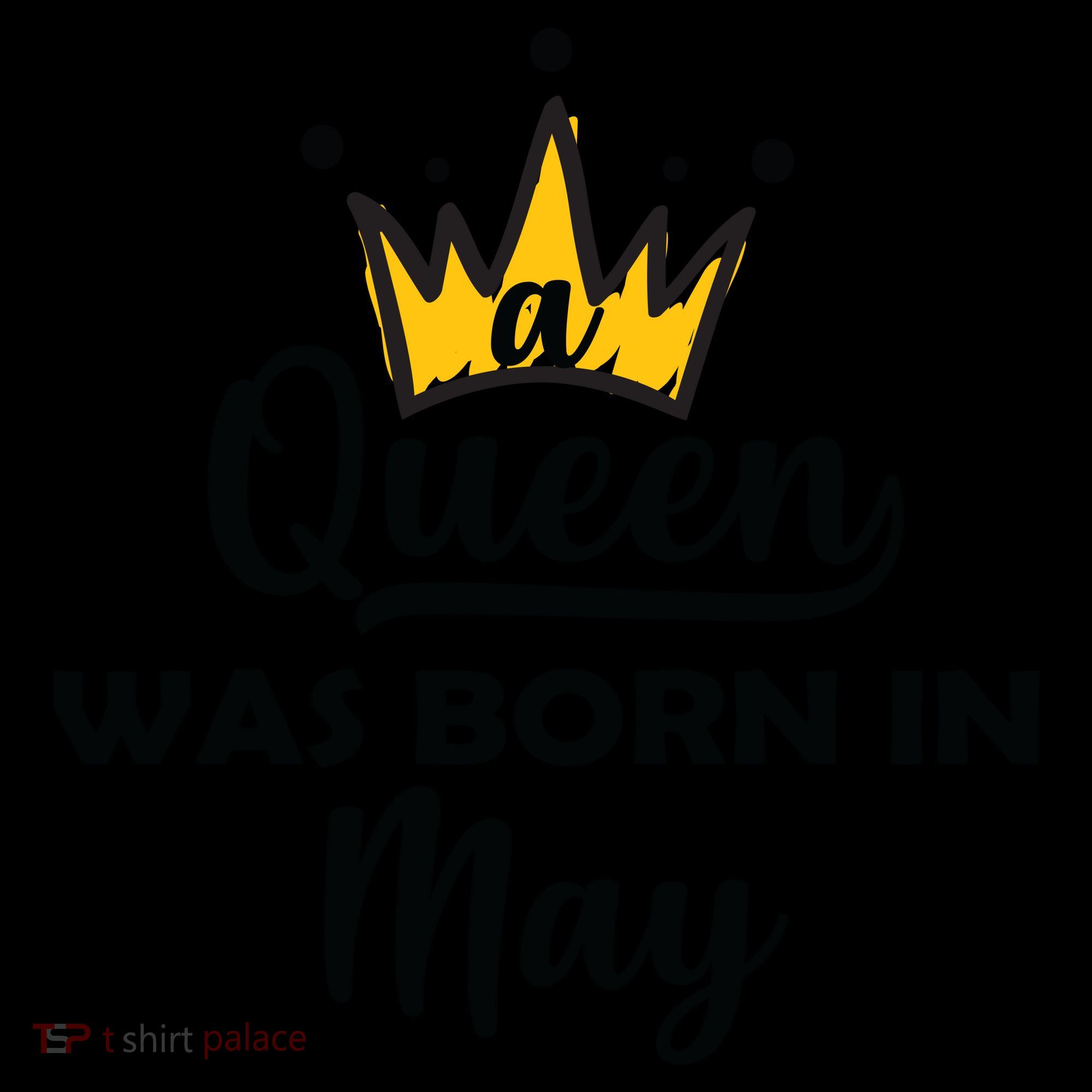 A Queen Was Born In May Birthday Coffee Mug