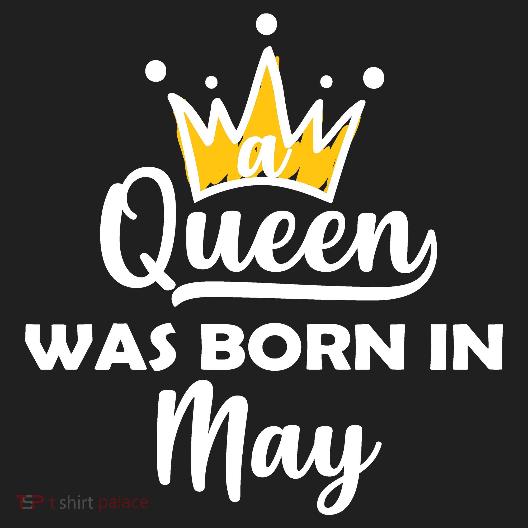 A Queen Was Born In May Birthday Tumbler