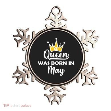 A Queen Was Born In May Birthday Ornament