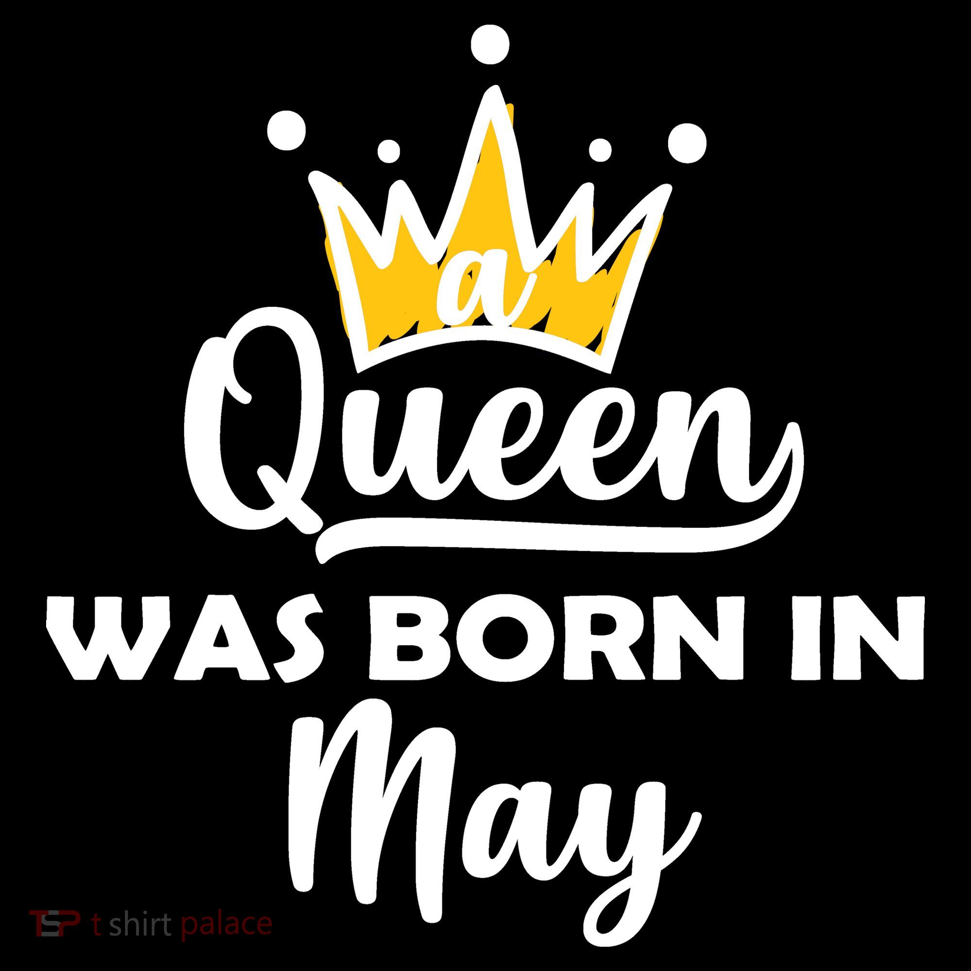A Queen Was Born In May Birthday Ornament