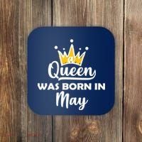 A Queen Was Born In May Birthday Coaster thumb 0