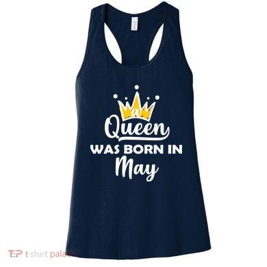 A Queen Was Born In May Birthday Women's Tank Top