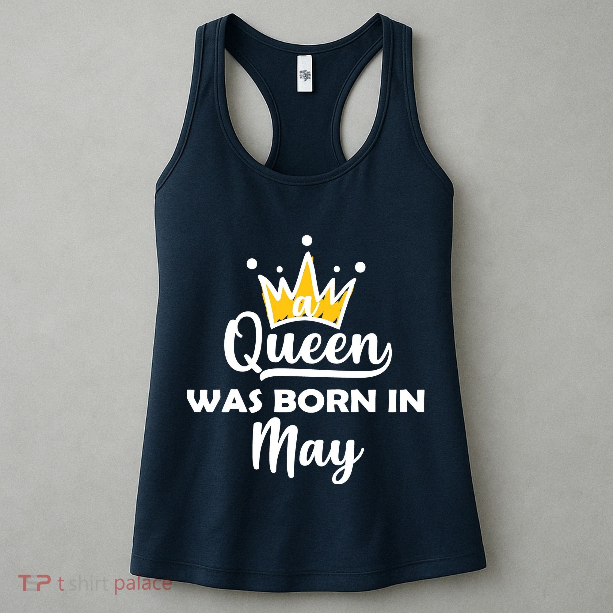 A Queen Was Born In May Birthday Women's Tank Top